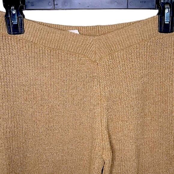 NWT SER•O•YA Brown London Pants Knit Flare High Rise Slight V Waist Size Large‎ - Picture 8 of 15